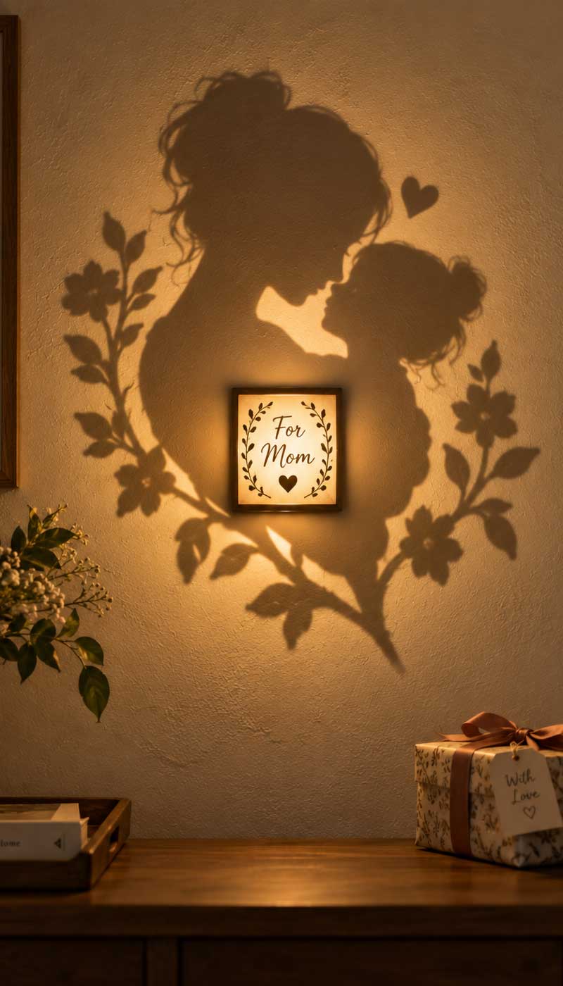 نمونه هدیه چراغ سایه‌ای